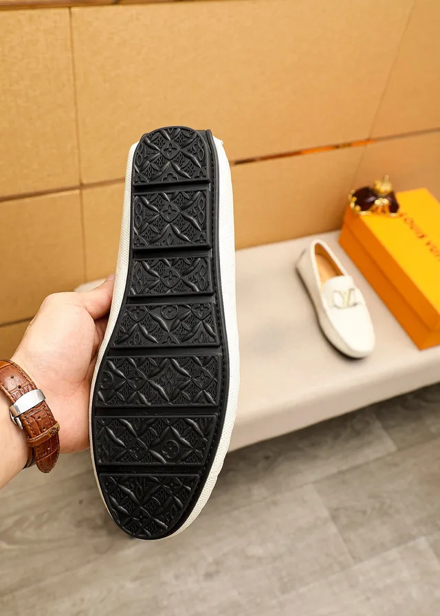 Louis Vuitton Monogram-Embossed Twist-Lock Loafer 9