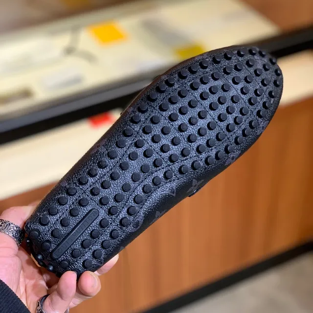 Louis Vuitton Monogram Leather LV Buckle Loafers 3