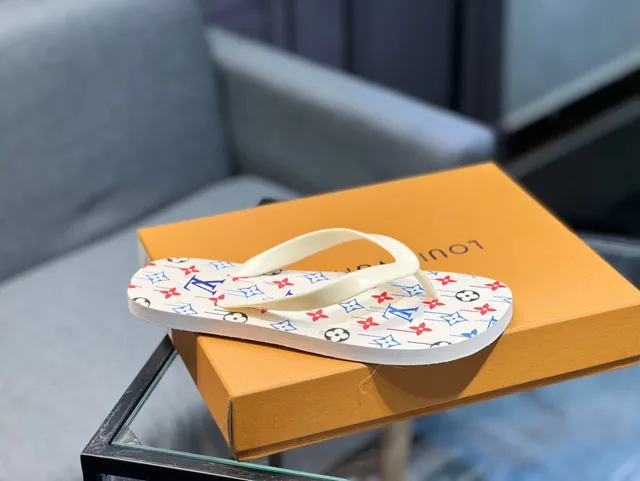 Louis Vuitton Monogram Multicolore Flip Flop Slippers 1