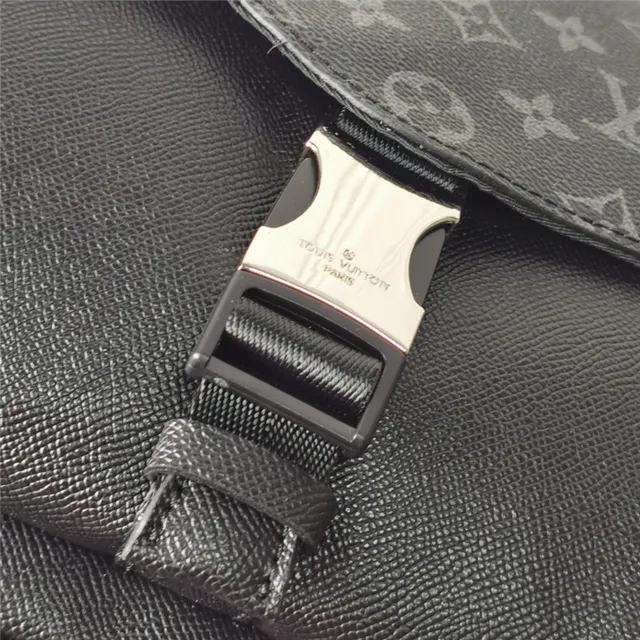 Louis Vuitton Monogram Print Black Crossbody Bag 4