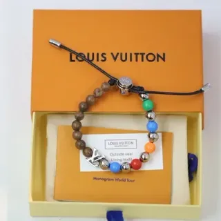 Louis Vuitton Monogram World Tour Multicolor Beaded Bracelet