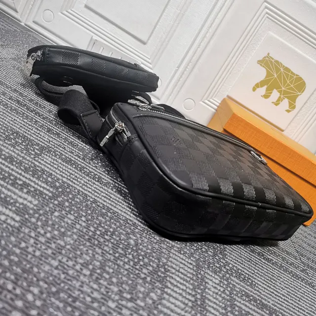 Louis Vuitton Multi Pochette Accessoires Damier Graphite Sac banane de mode 6