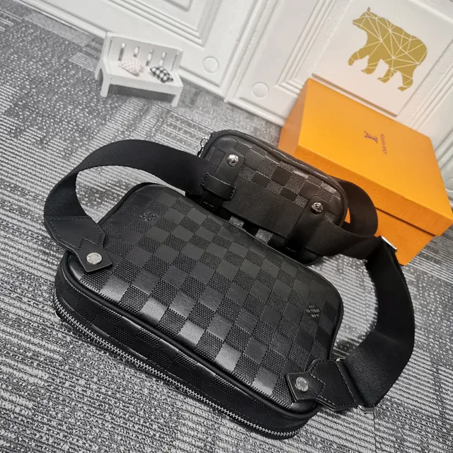 Louis Vuitton Multi Pochette Accessoires Damier Graphite Sac banane de mode 7