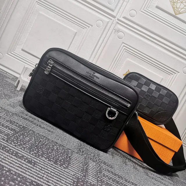 Louis Vuitton Multi Pochette Accessoires Damier Graphite Sac banane de mode 9