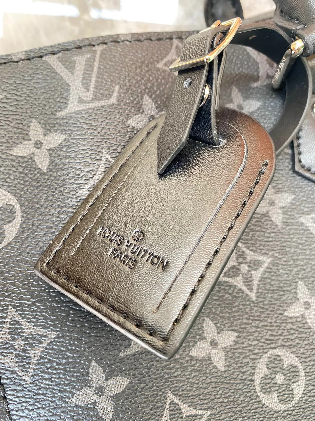 Louis Vuitton Neverfull Monogram sac tote gris 6