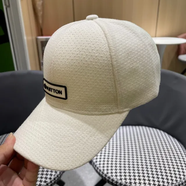 Louis Vuitton Off-White Textured Baseball Cap 2