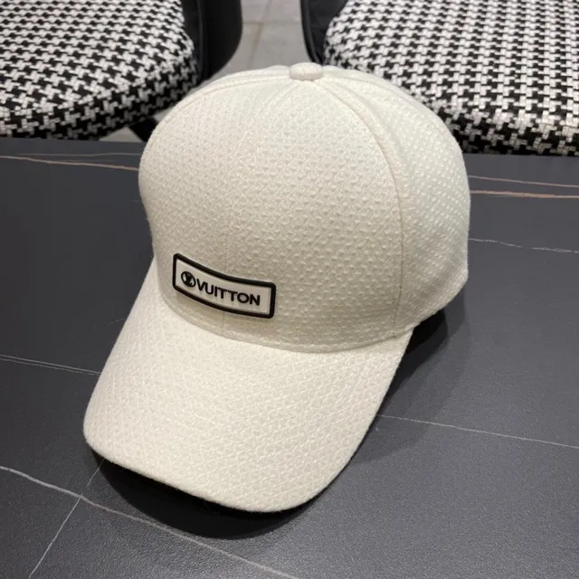 Louis Vuitton Off-White Textured Baseball Cap 9