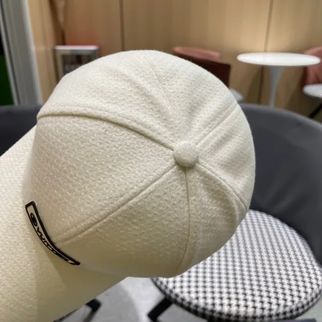 Louis Vuitton Off-White Textured Baseball Cap 12