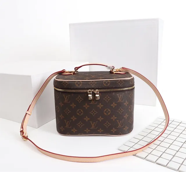 Louis Vuitton Petite Malle Marrom Monogram Lona Bolsa Boston 8