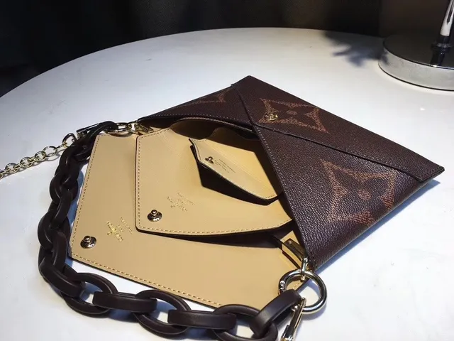 Louis Vuitton Pochette Metis Marron Or Flap Enveloppe Monogramme Toile Sac 4