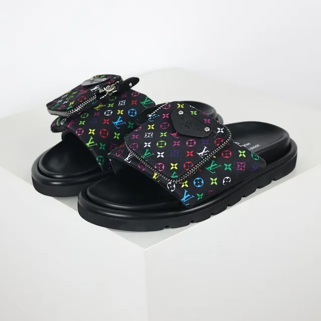 Louis Vuitton Run Away Multicolor Monogram Slide Slippers 2