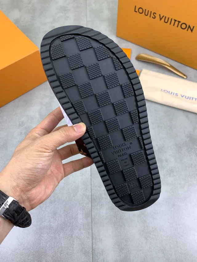 Louis Vuitton Run Away Slide Monogram Strap Platform Slippers 2