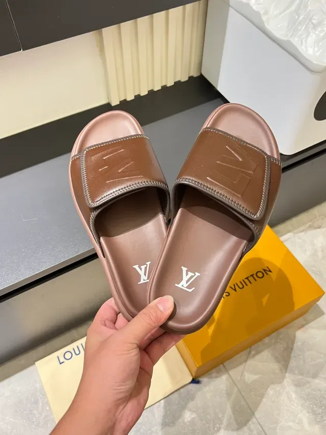 Louis Vuitton Slide Monogram Strap Slippers 8