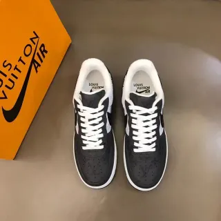 Louis Vuitton x Nike Air Force 1 Negro y Blanco Monogram Zapatillas Lifestyle