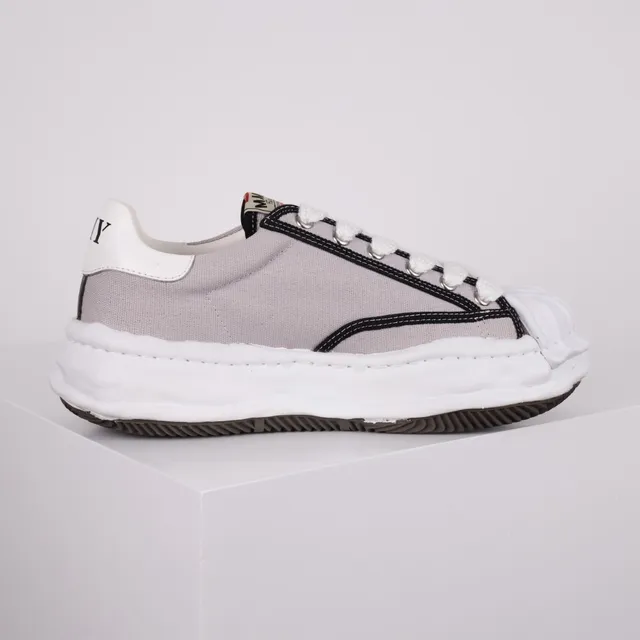 Maison Margiela Gray White Oversized Sculpted Midsole Ribbed Rubber Toe Cap Lifestyle Sneakers 7