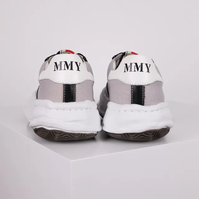 Maison Margiela Gray White Oversized Sculpted Midsole Ribbed Rubber Toe Cap Lifestyle Sneakers 8