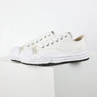 Maison Margiela White Black Sculpted Toe Cap Layered Rubber Midsole Lifestyle Sneakers