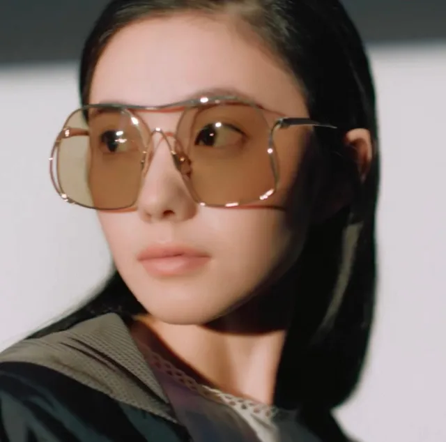 Miu Miu Angular Squared Gold-Tone Sunglasses 3