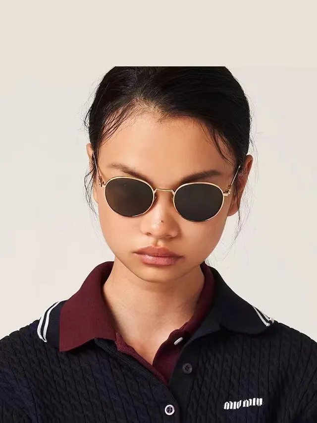 Miu Miu Navy Burgundy Knit Cable Texture Contrast Collar And Cuffs Polo Shirt 7
