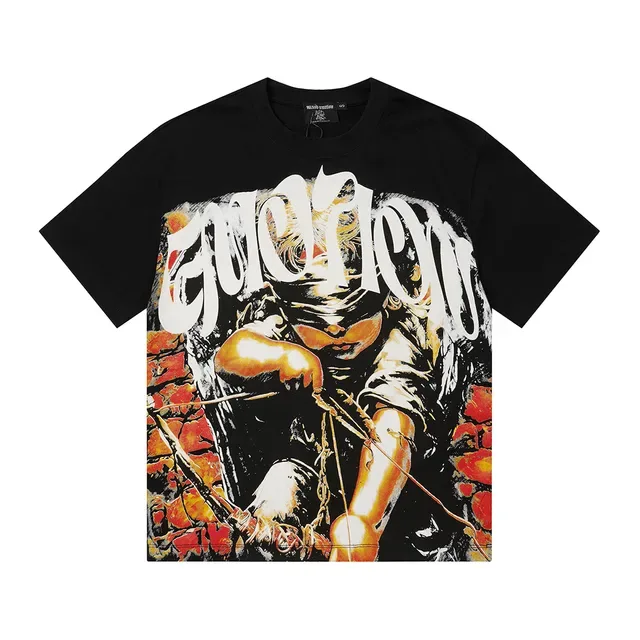 Camiseta oversized de tipografía con estampado gráfico blanco y negro edición emociones mixtas 3