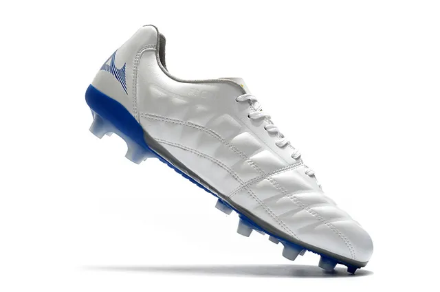 Mizuno Morelia Yellow Black حذاء كرة القدم منخفض القطع بجلد اصطناعي للأرضية الصلبة 5