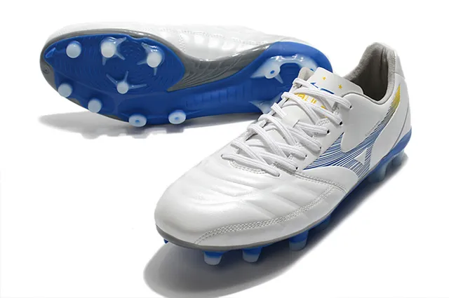 Mizuno Morelia Yellow Black حذاء كرة القدم منخفض القطع بجلد اصطناعي للأرضية الصلبة 8