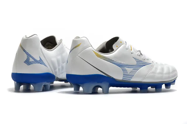 Mizuno Morelia Yellow Black حذاء كرة القدم منخفض القطع بجلد اصطناعي للأرضية الصلبة 9