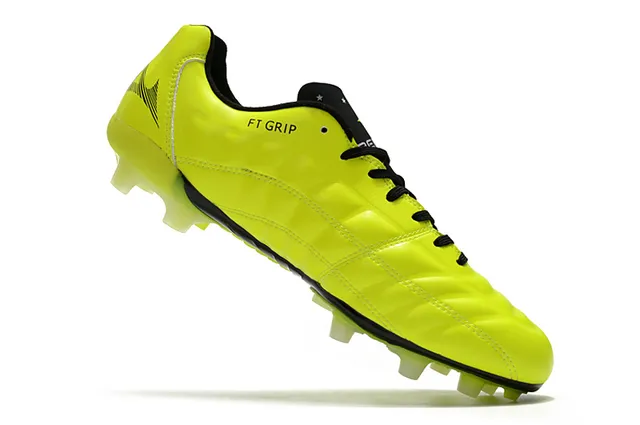 Mizuno Morelia Yellow Black حذاء كرة القدم منخفض القطع بجلد اصطناعي للأرضية الصلبة 11