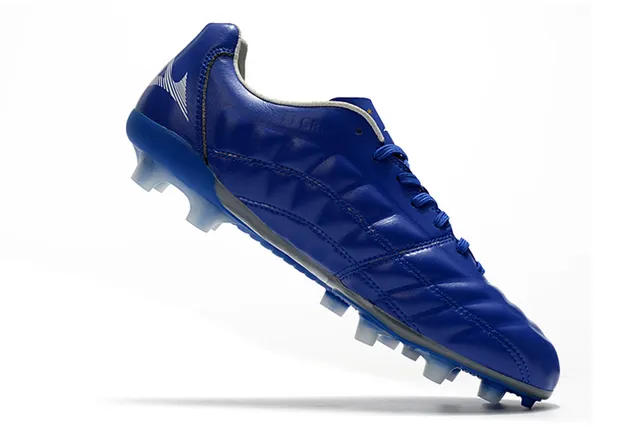 Mizuno Morelia Yellow Black حذاء كرة القدم منخفض القطع بجلد اصطناعي للأرضية الصلبة 17