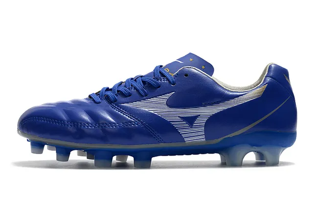 Mizuno Morelia Yellow Black حذاء كرة القدم منخفض القطع بجلد اصطناعي للأرضية الصلبة 19