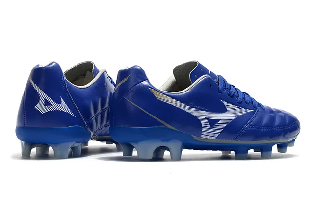 Mizuno Morelia Yellow Black حذاء كرة القدم منخفض القطع بجلد اصطناعي للأرضية الصلبة 21