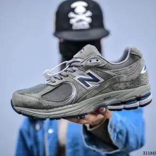 New Balance 2002R Gray Suede Mesh Lifestyle Sneakers
