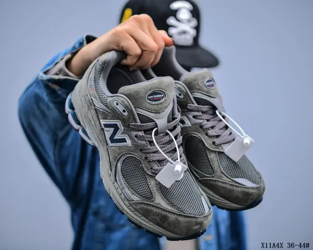 New Balance 2002R Gray Suede Mesh Lifestyle Sneakers 5