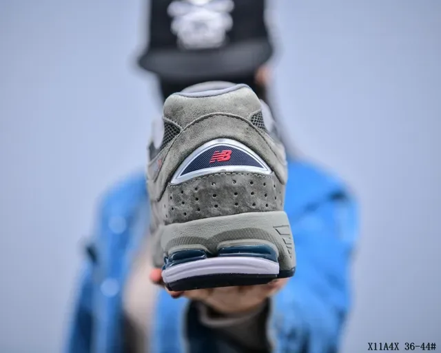 New Balance 2002R Gray Suede Mesh Lifestyle Sneakers 9