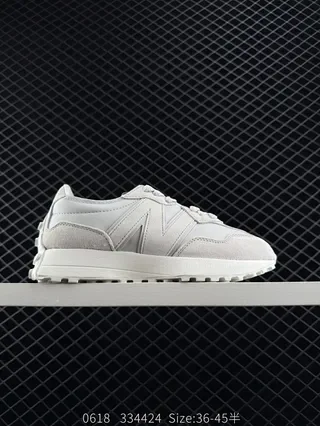 New Balance 327 Gris claro y blanco zapatillas lifestyle 2