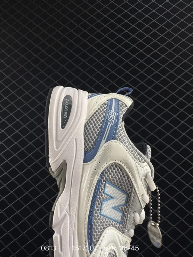 New Balance 530 Tênis Brancos e Azuis Chunky 9