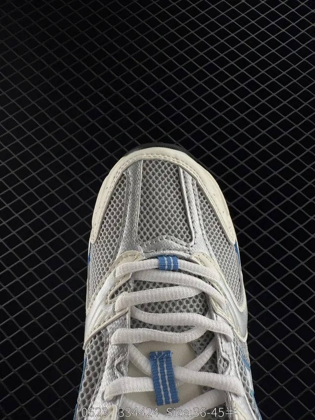 New Balance 530 Tênis Brancos Azuis com Malha em Camadas Chunky 6