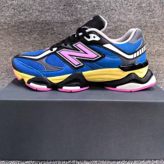 New Balance 9060 Sneakers chunky bleu rose jaune