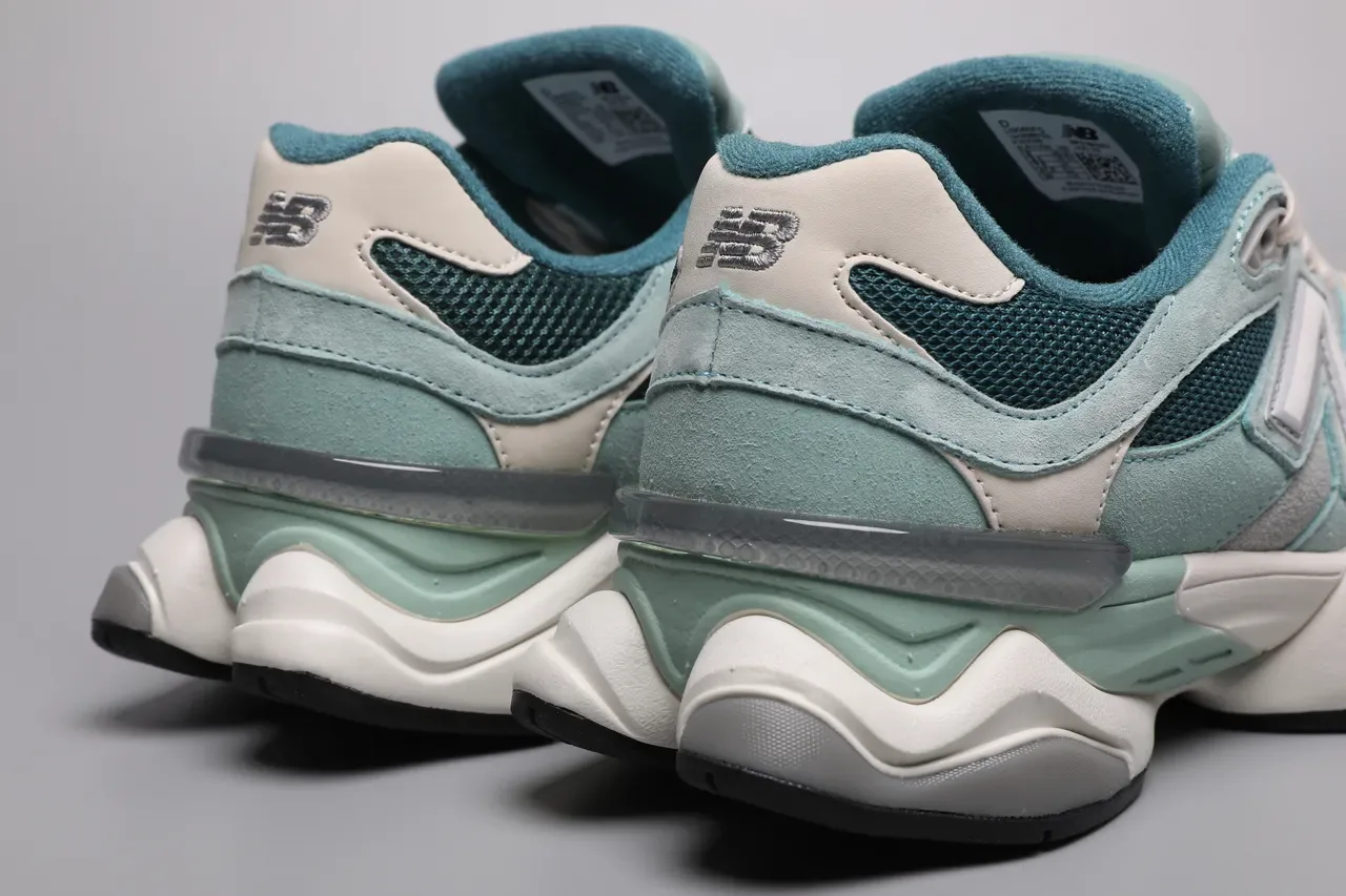 New Balance 9060 Mint Teal sneakers lifestyle 2