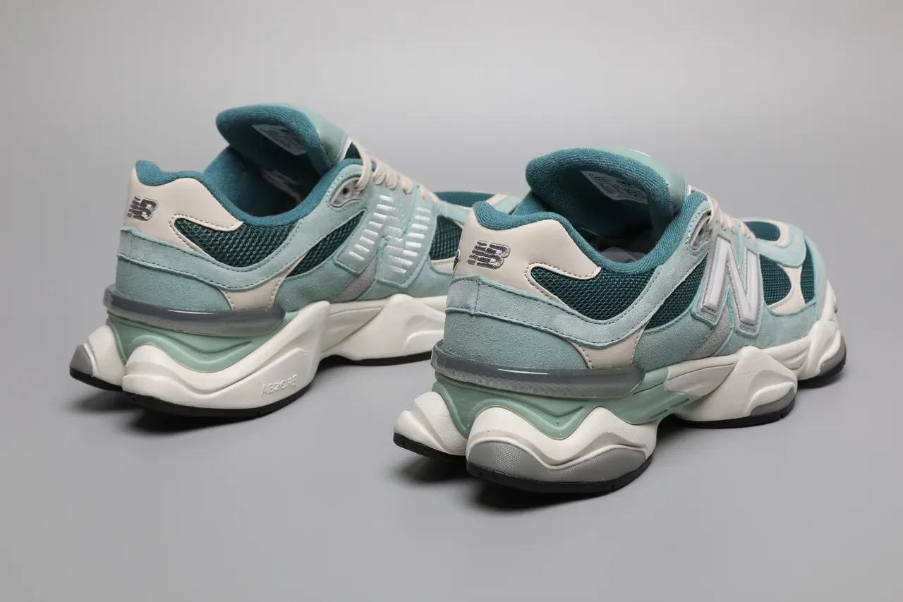 New Balance 9060 Mint Teal sneakers lifestyle 3