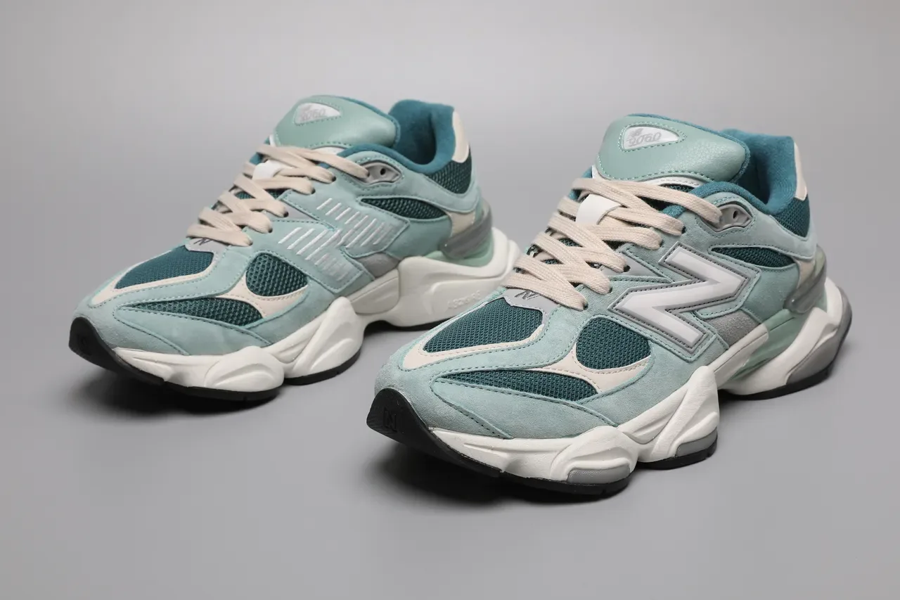 New Balance 9060 Mint Teal sneakers lifestyle 5