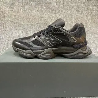 New Balance 9060 Monochromatic Dark Gray Chunky Sneakers
