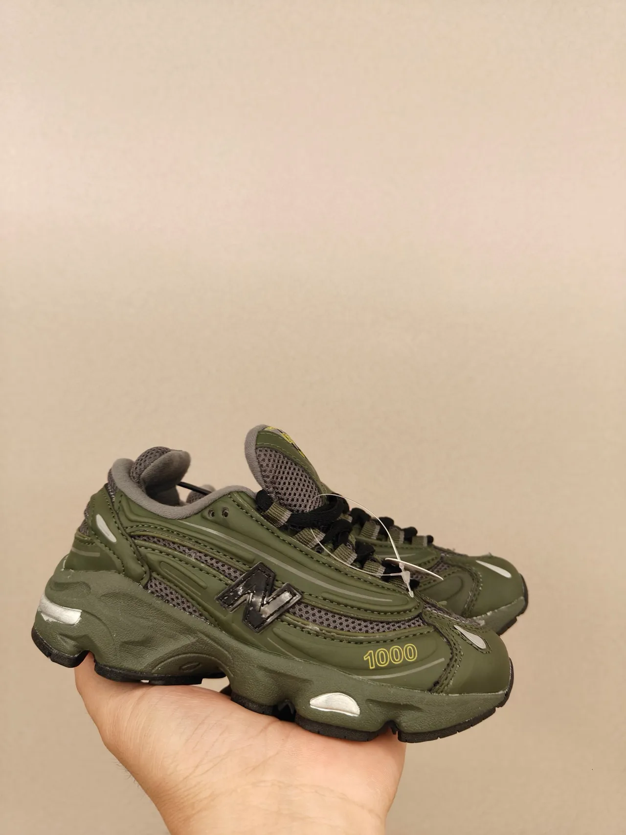 New Balance 9060 Chaussures Chunky Vert Olive Gris 15