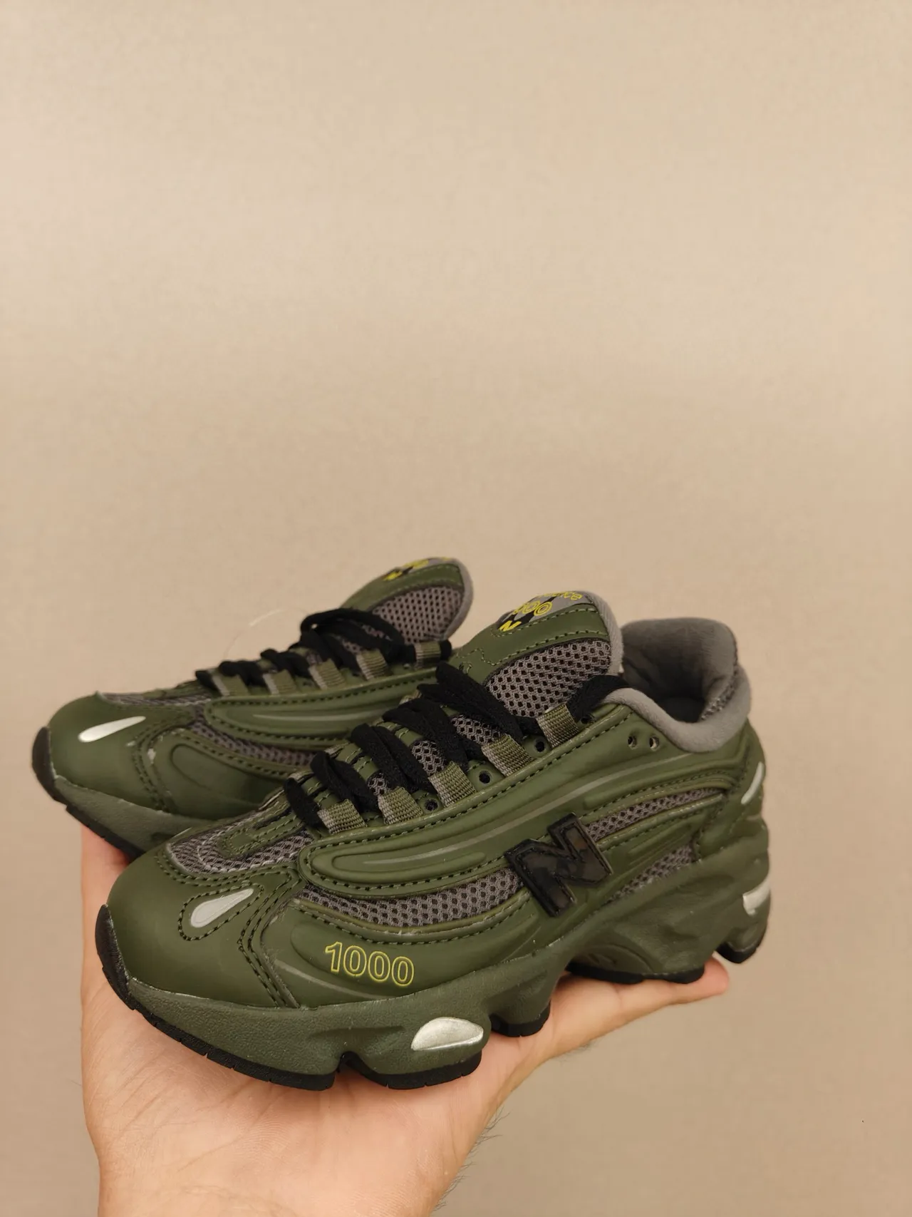 New Balance 9060 Chaussures Chunky Vert Olive Gris 21