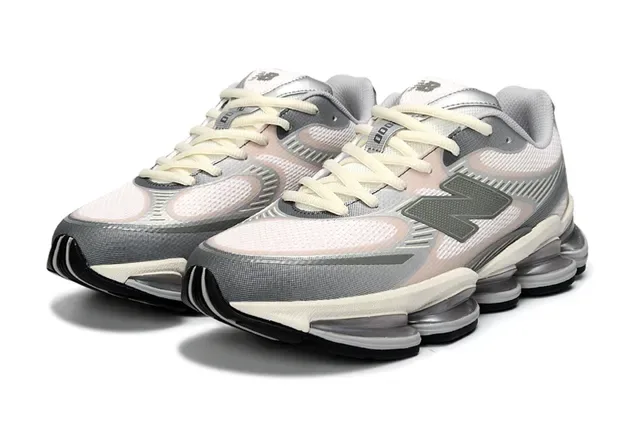 New Balance 9060 Rosa Pastel Gris Zapatillas Lifestyle 3