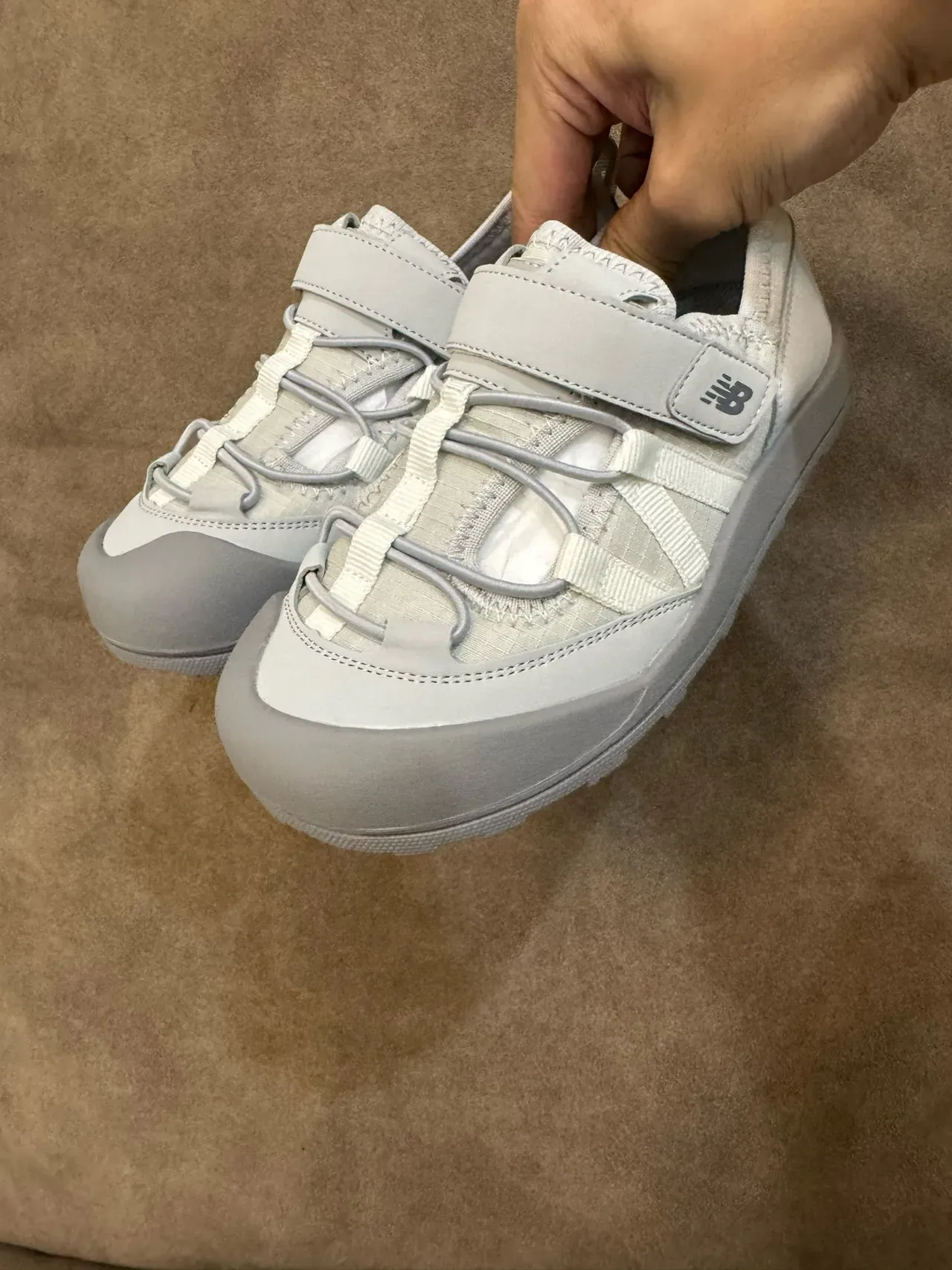 New Balance حذاء أسلوب حياة بيج أصفر كولار مبطن sole rugged متعدد الاتجاهات 13