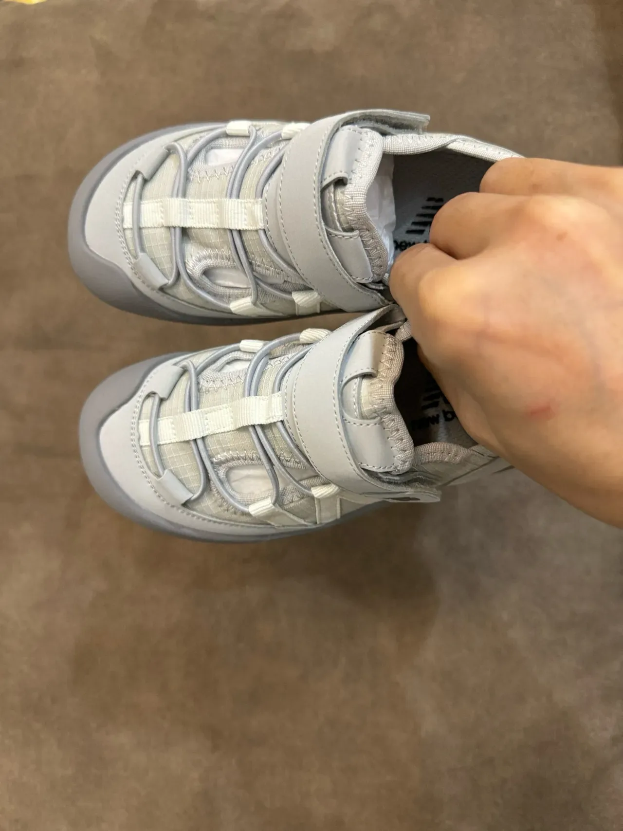 New Balance حذاء أسلوب حياة بيج أصفر كولار مبطن sole rugged متعدد الاتجاهات 14