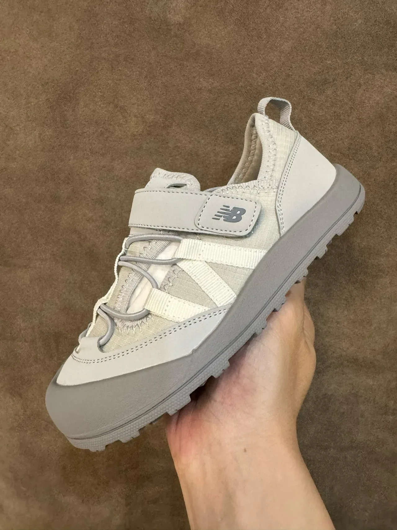 New Balance حذاء أسلوب حياة بيج أصفر كولار مبطن sole rugged متعدد الاتجاهات 15