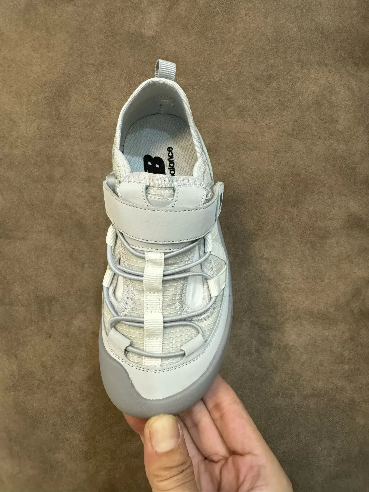 New Balance حذاء أسلوب حياة بيج أصفر كولار مبطن sole rugged متعدد الاتجاهات 18