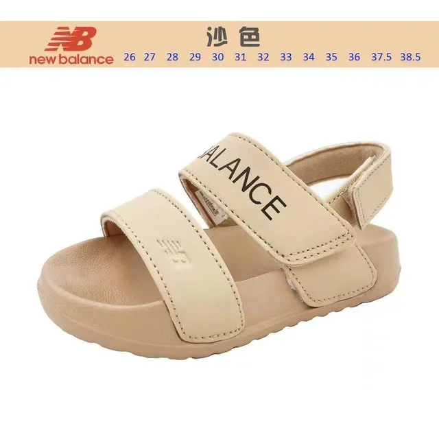 Sandales casuales New Balance bleu gris à deux brides avec semelle moulée 7